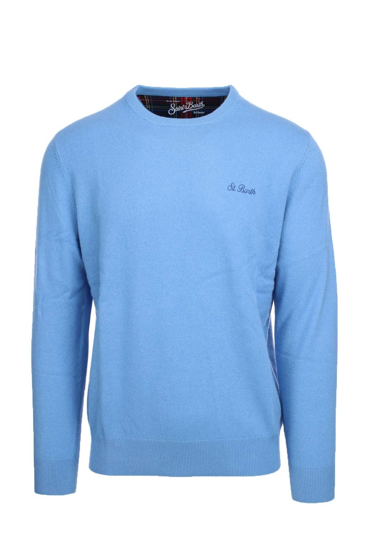 Maglia in lana con logo ricamato.