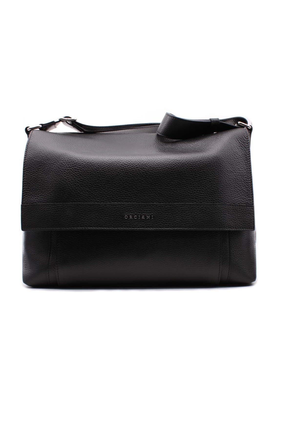 Borsa messenger uomo in pelle Micron