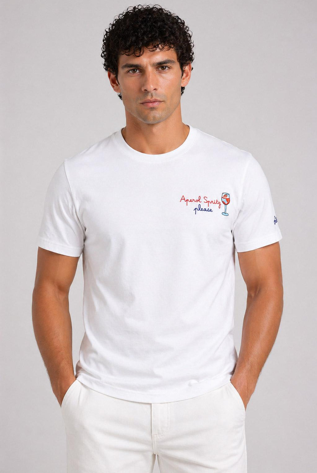 Tshirt Uomo in Cotone Aperol Spritz Please