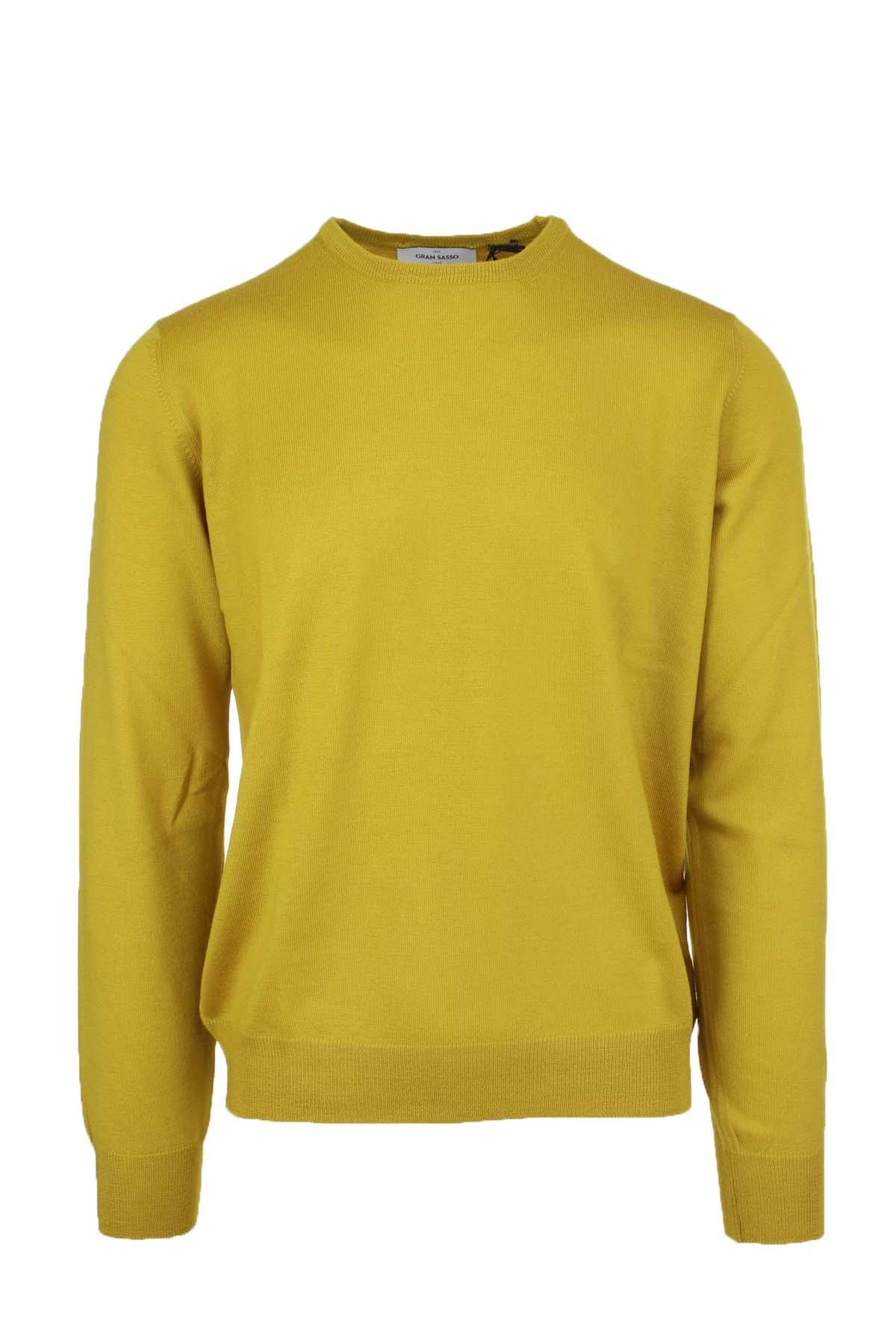 Maglia girocollo in lana merinos