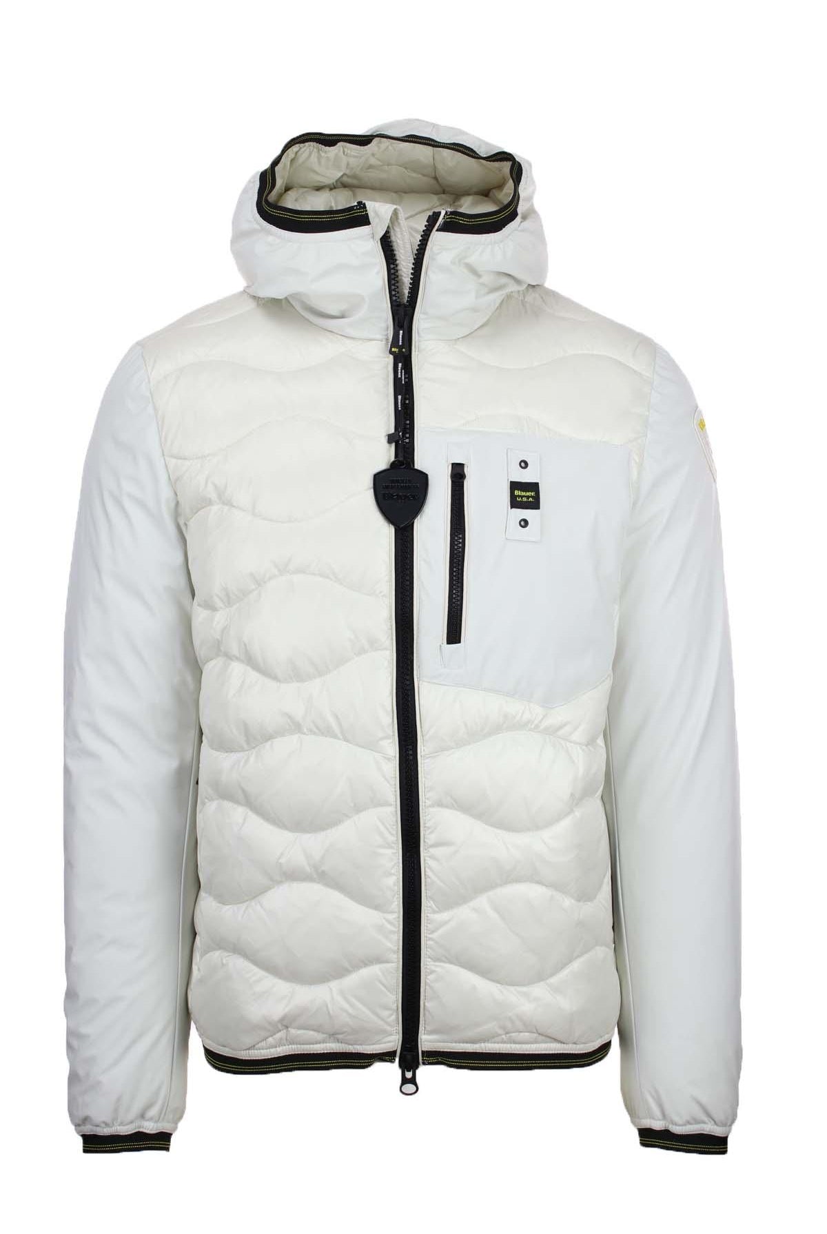 Piumino in nylon e neoprene ALBERT