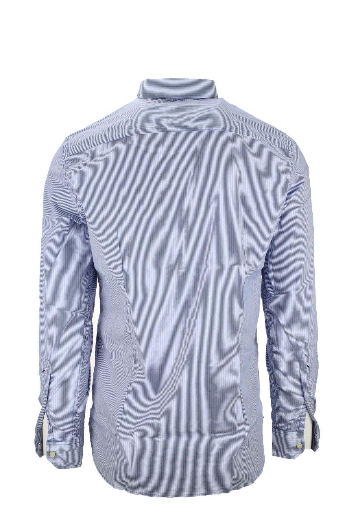 Camicia righe in cotone stretch