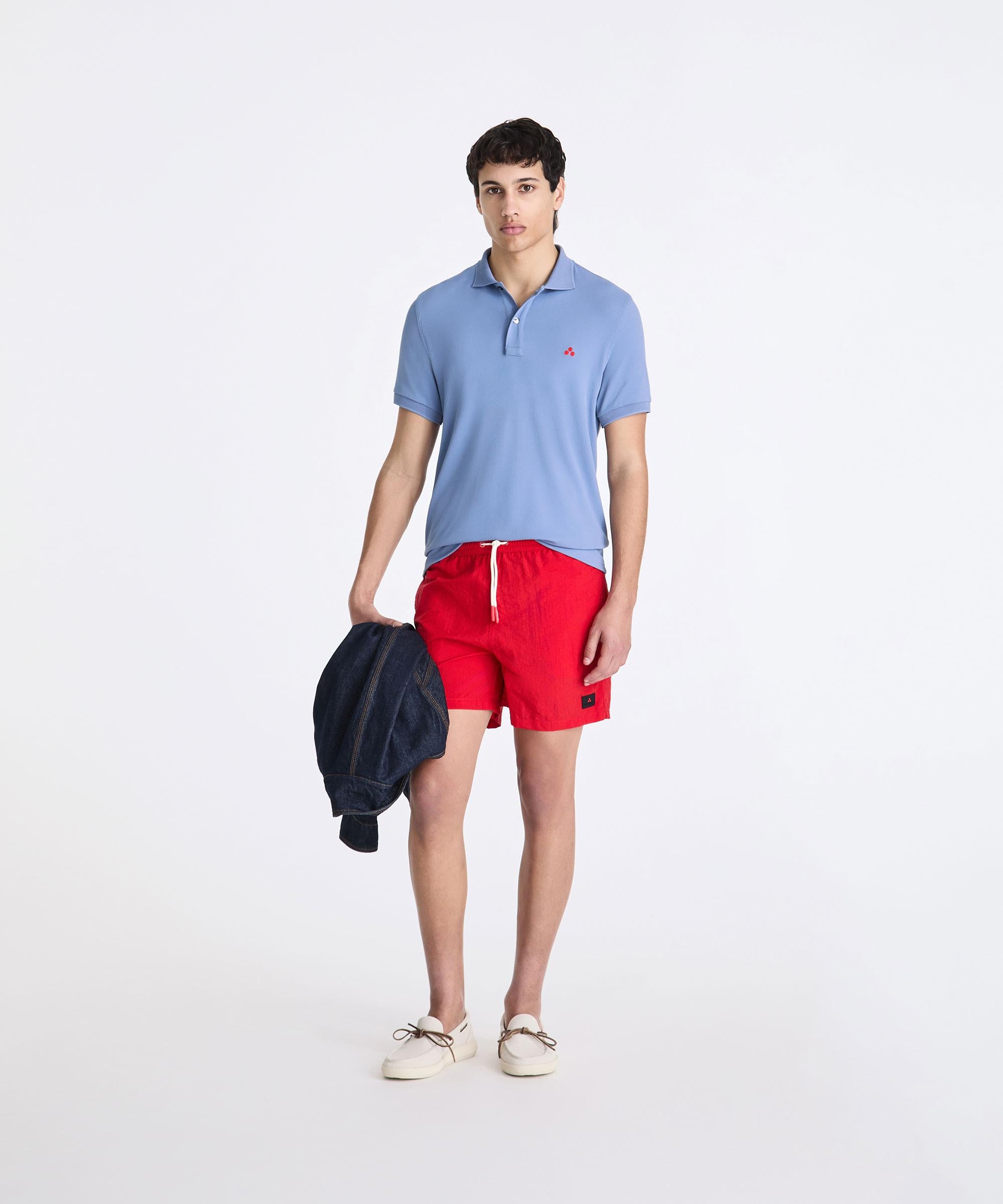 Polo Uomo Piquet Tecnico Stretch Plantago