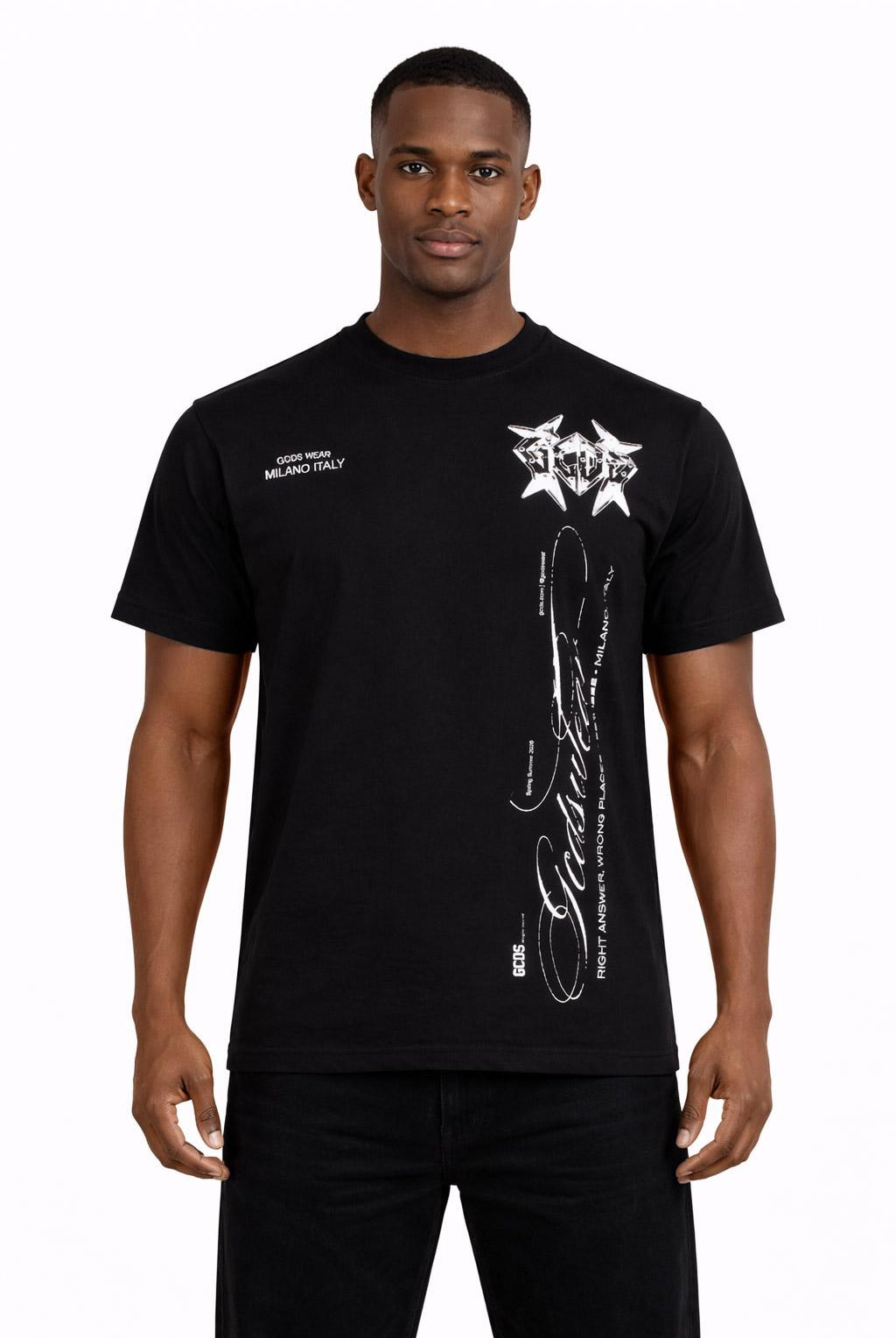 T-Shirt Uomo History Stampa Fronte Retro