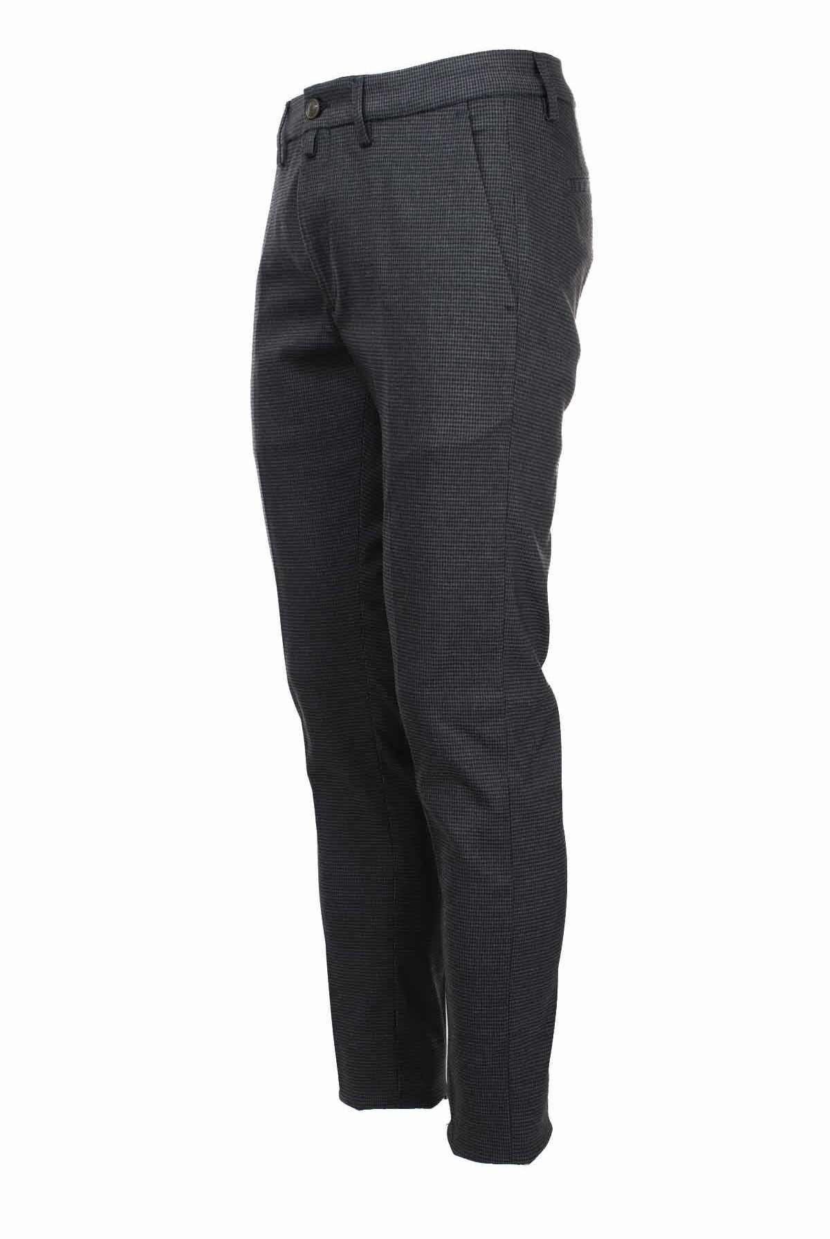 Pantalone chino microfantasia