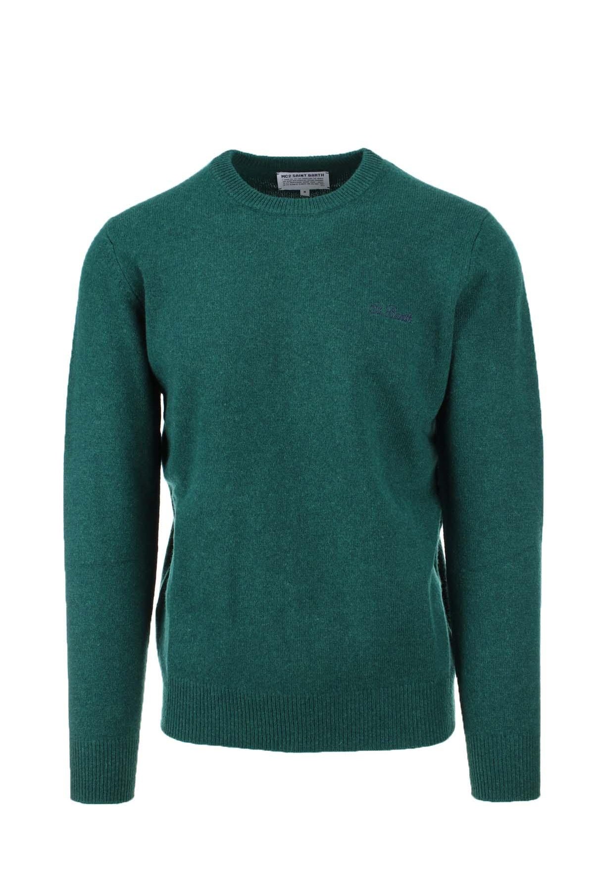 Maglia pullover girocollo in lana Saint Barth