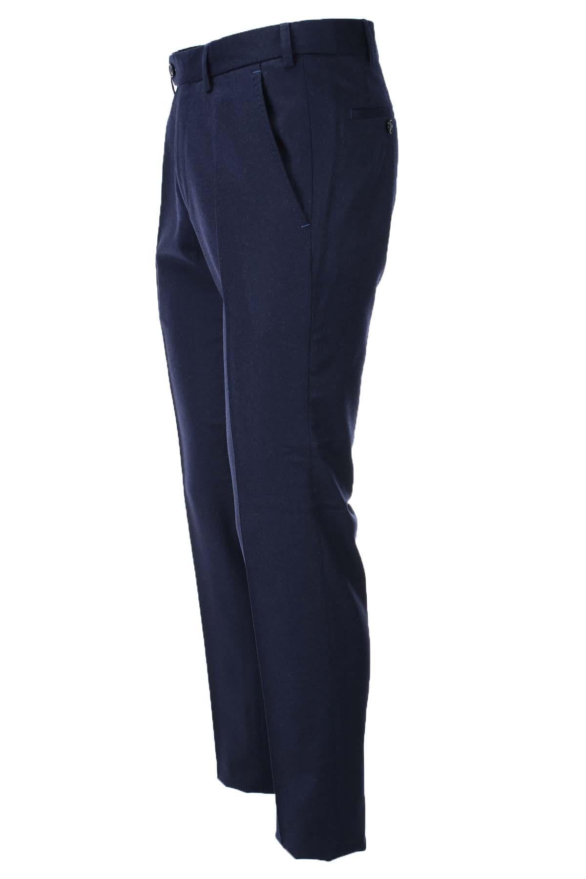 Pantalone in lana cachemire tasche america.