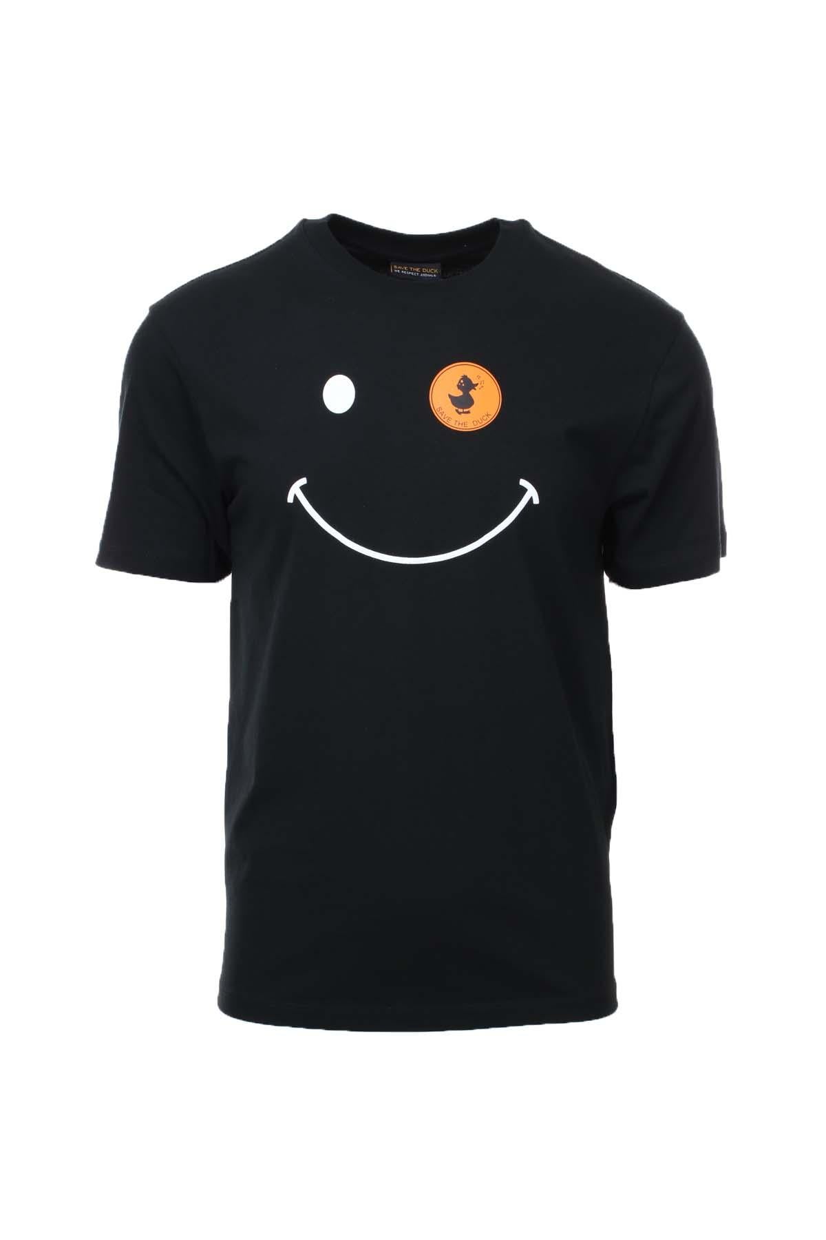 T-shirt mezza manica stampa Smile