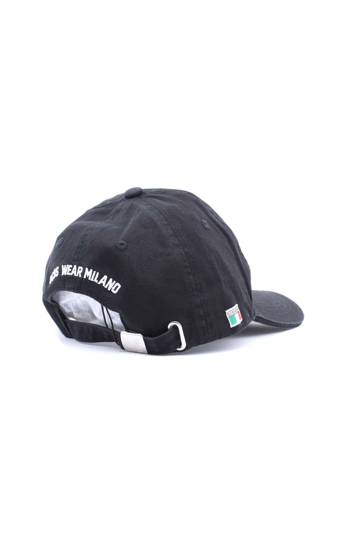 Cappello Baseball Uomo Cotone Logo Frontale