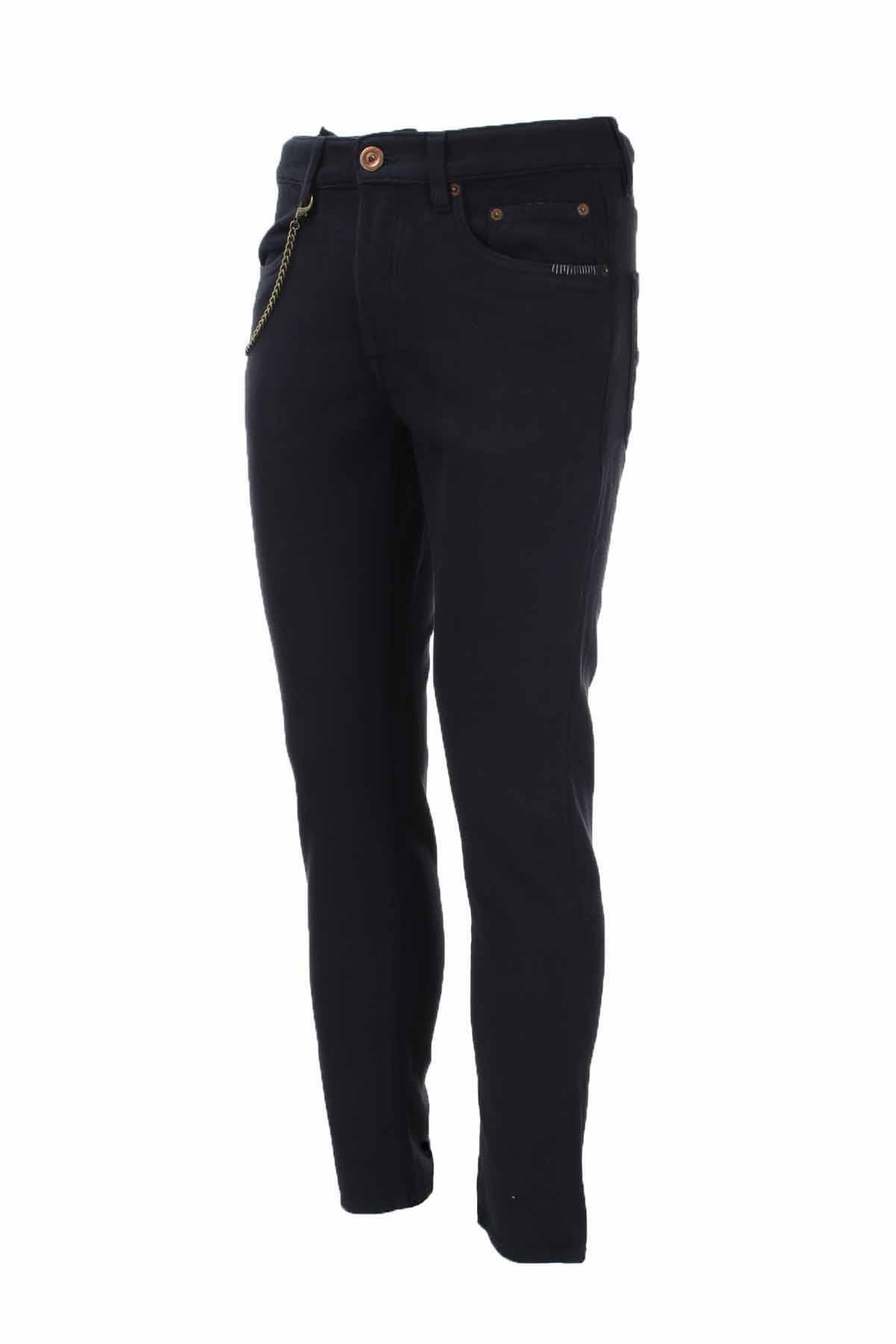 Pantalone 5 tasche in cotone armaturato stretch