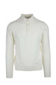 Maglia polo 3 bottoni in lana