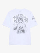T-shirt mezza manica con stampa gotica 