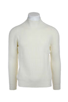 Maglia lupo in lana a coste inglese 