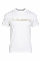 T-Shirt Uomo Logo Lettering Cotone Regular 