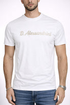 T-Shirt Uomo Logo Lettering Cotone Regular 