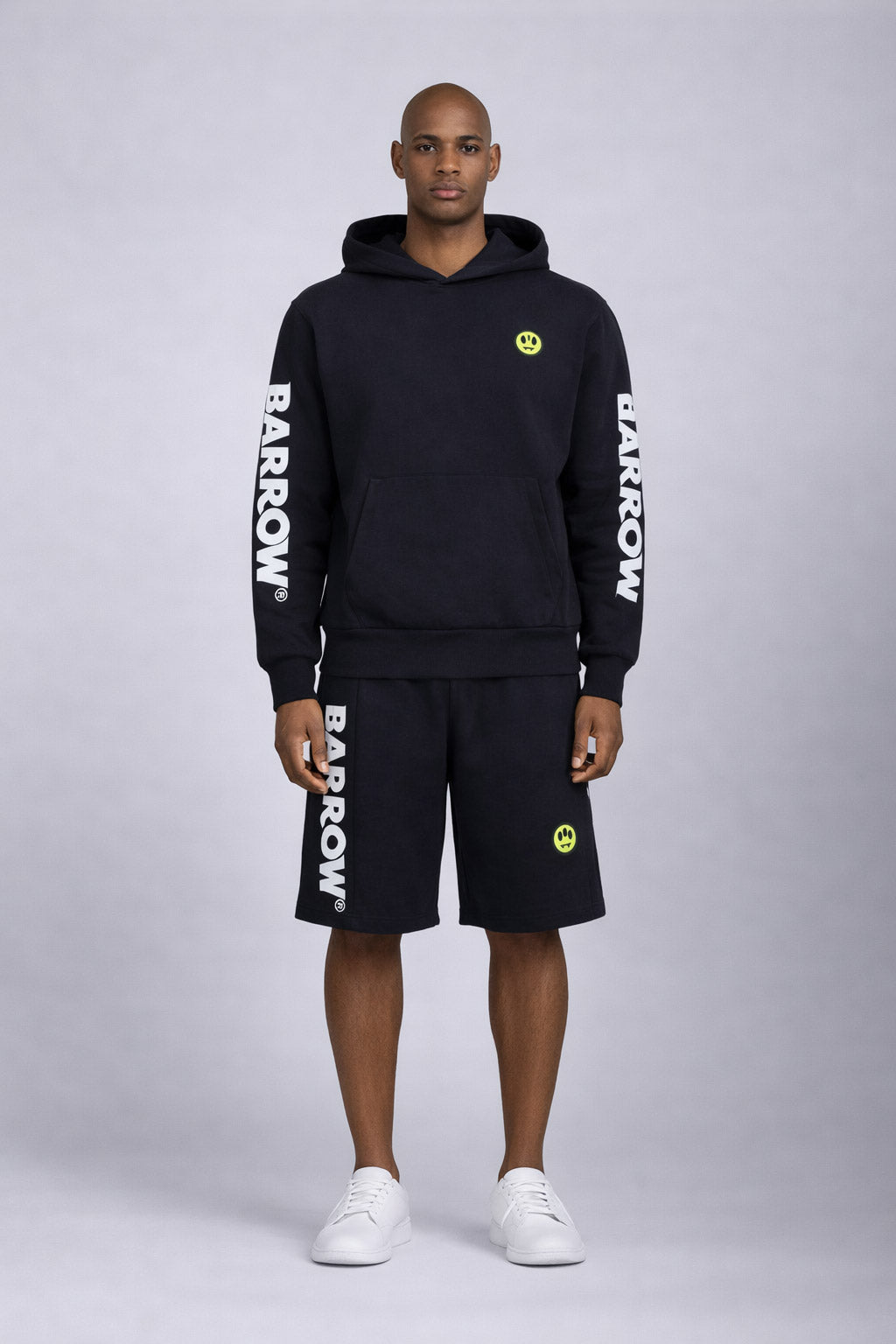 Bermuda in Felpa con Maxi Logo 