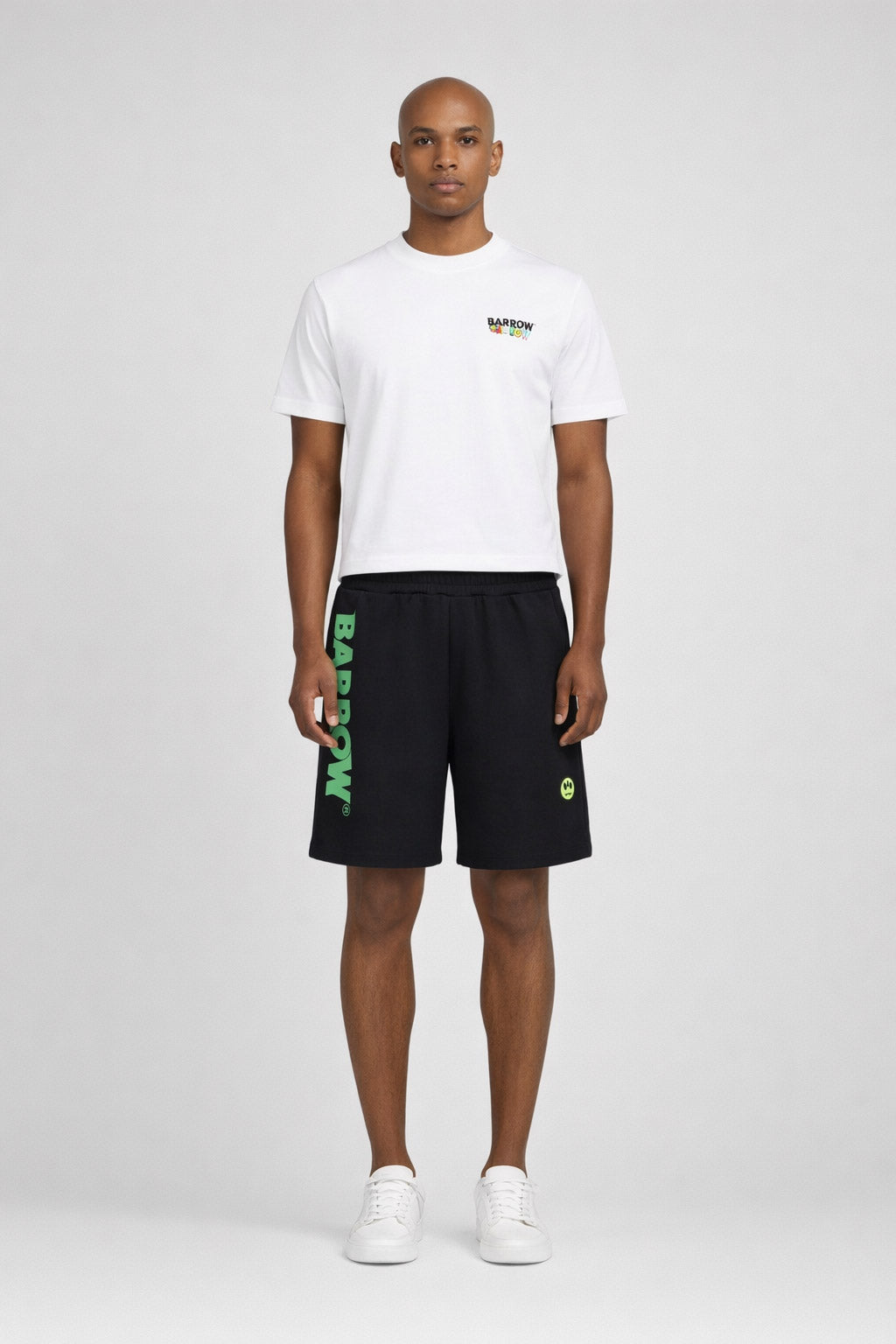 Bermuda in Felpa con Maxi Logo 