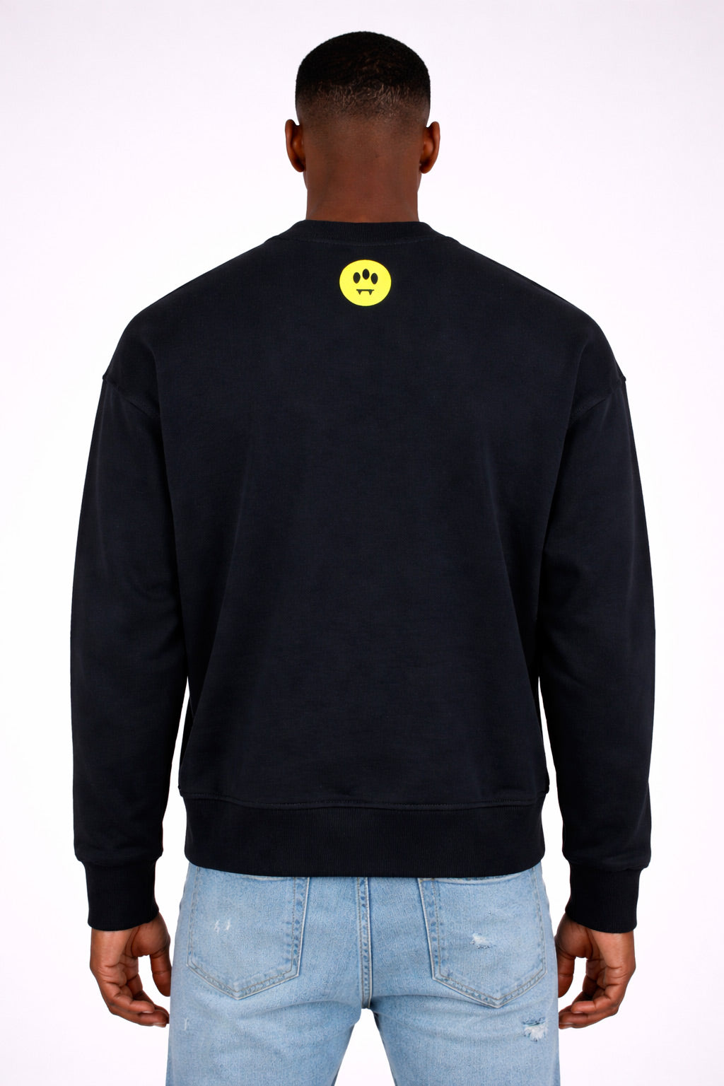 Felpa Uomo con Logo lettering sul Collo 