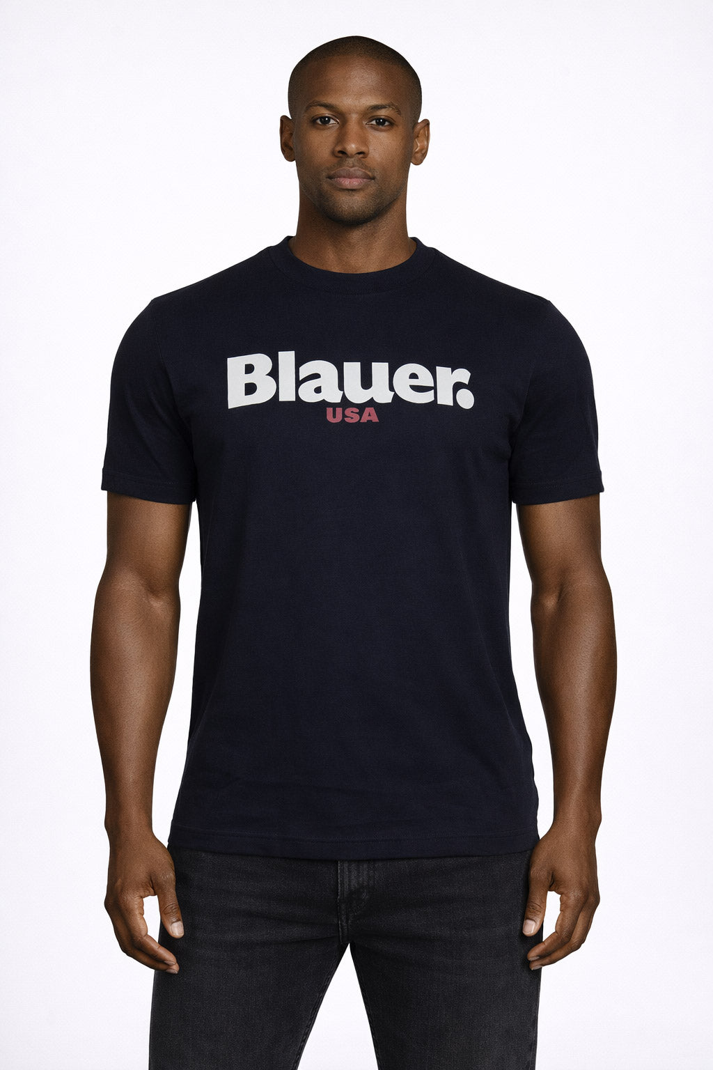 Tshirt Uomo in Cotone con Stampa Logo ERNST 