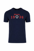Tshirt Uomo in Cotone con Stampa Blauer 1936 CHAMBERLAN 