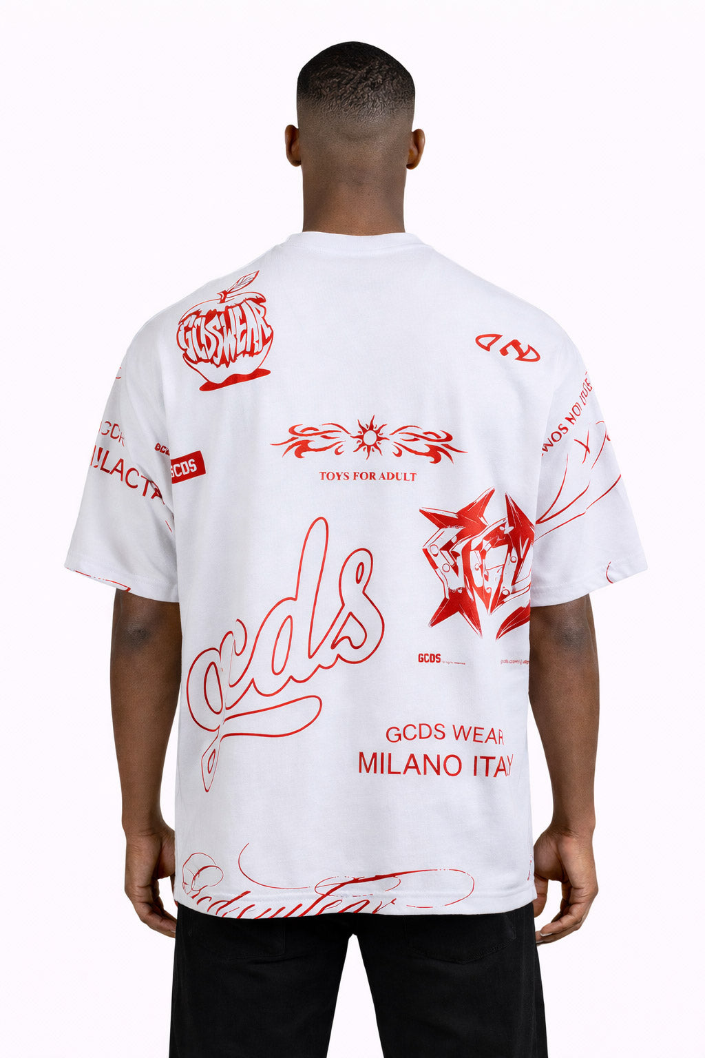 T-Shirt hall over history Grafica Rossa 