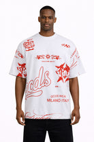 T-Shirt hall over history Grafica Rossa 