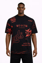 T-Shirt hall over history Grafica Rossa 