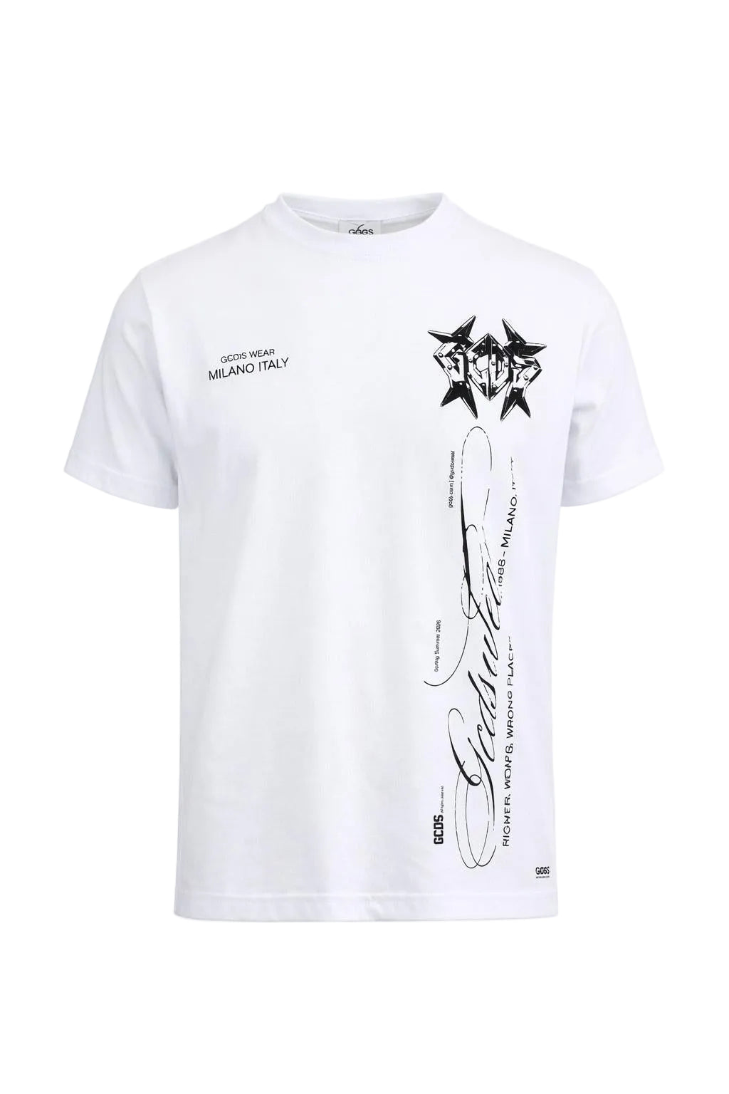 T-Shirt Uomo History Stampa Fronte Retro 