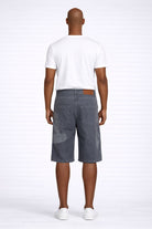 Bermuda Uomo Denim con Stampa e Logo 