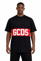 T-Shirt mezza manica Uomo Banda Logata Fronte Retro 