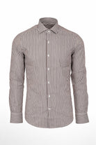 Camicia Uomo a Righe in Cotone Stretch 