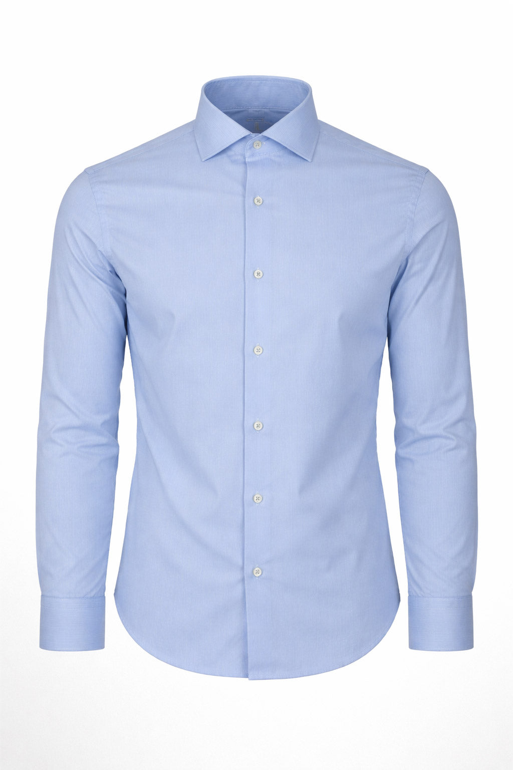 Camicia Uomo Tinta Unita in Cotone Stretch 