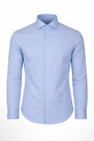 Camicia Uomo Tinta Unita in Cotone Stretch 