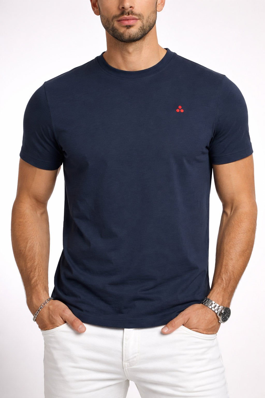T-Shirt Uomo Cotone Logo Manderly 
