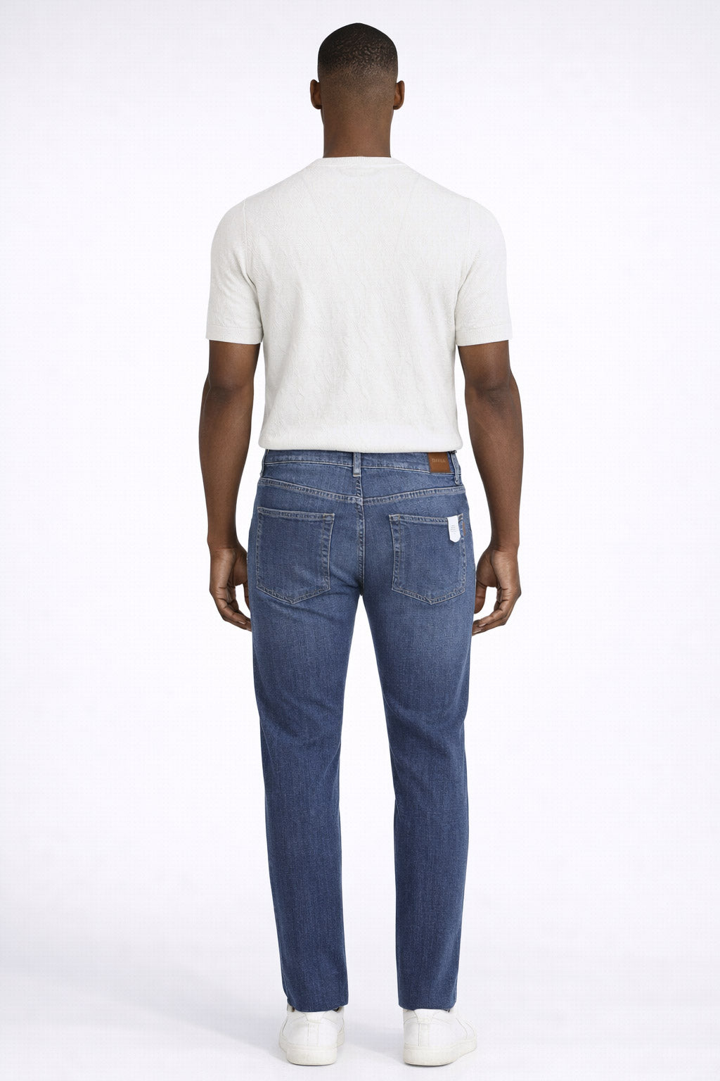Jeans Uomo 5 Tasche Denim Stretch 