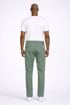 Pantalone Chino Uomo in Jersey con Elastico 