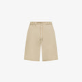 Bermuda in cotone con coulisse