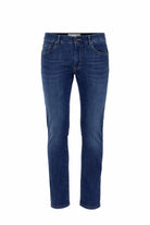 Jeans Uomo 5 Tasche Denim Stretch Slim 
