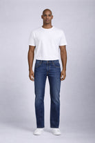 Jeans Uomo 5 Tasche Denim Stretch Slim 