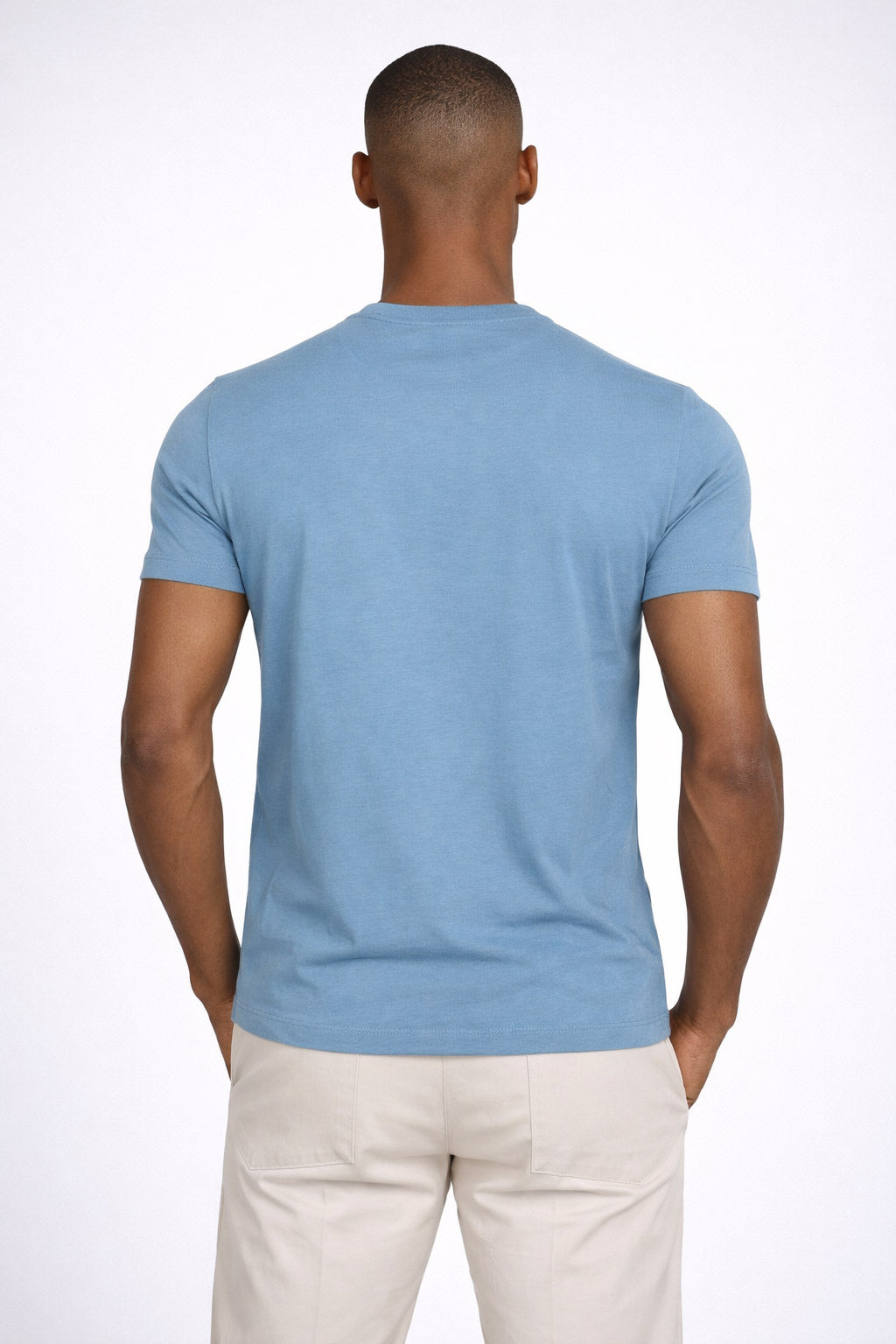 T-Shirt Uomo Cotone con logo ricamato 