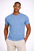 T-Shirt Uomo Cotone con logo ricamato 