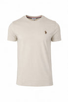 T-Shirt Uomo Cotone con logo ricamato 