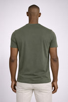 T-Shirt Uomo Cotone con logo ricamato 