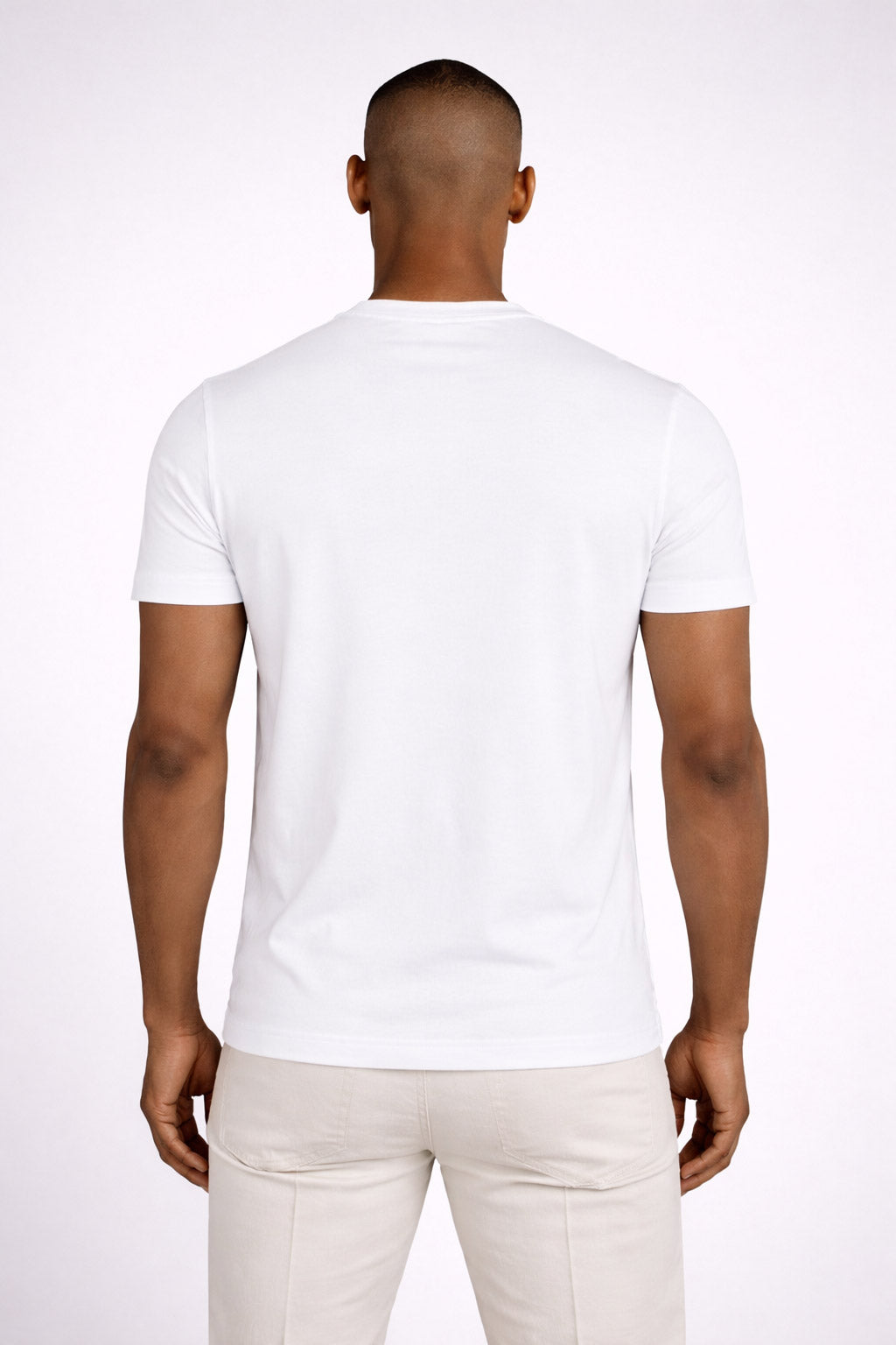 T-shirt uomo in cotone piquet con logo 