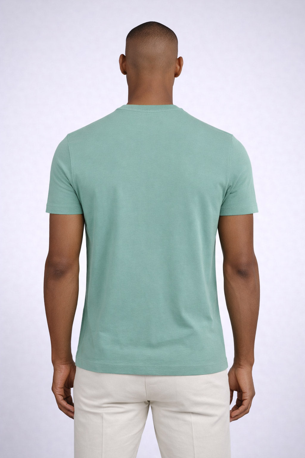 T-shirt uomo in cotone piquet con logo 