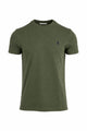 T-shirt uomo in cotone piquet con logo