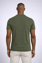 T-shirt uomo in cotone piquet con logo 