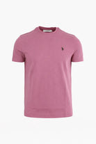 T-shirt uomo in cotone piquet con logo 