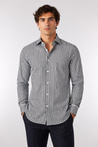 Camicia Uomo a Righe in Tessuto Active 