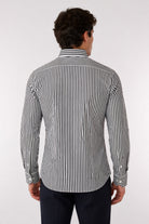 Camicia Uomo a Righe in Tessuto Active 